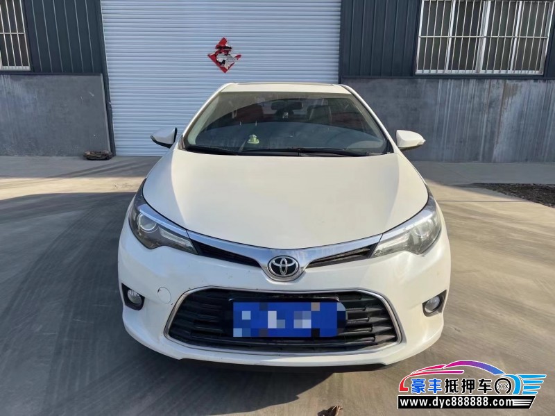 16年丰田雷凌轿车抵押车出售