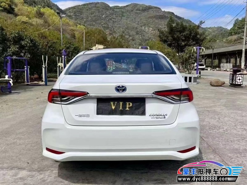 23年丰田卡罗拉轿车抵押车出售