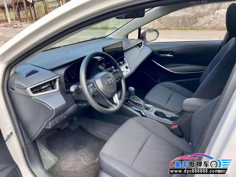 23年丰田卡罗拉轿车抵押车出售