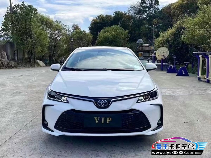 23年丰田卡罗拉轿车抵押车出售