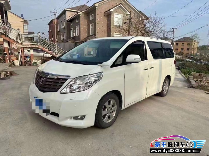 10年丰田埃尔法轿车抵押车出售