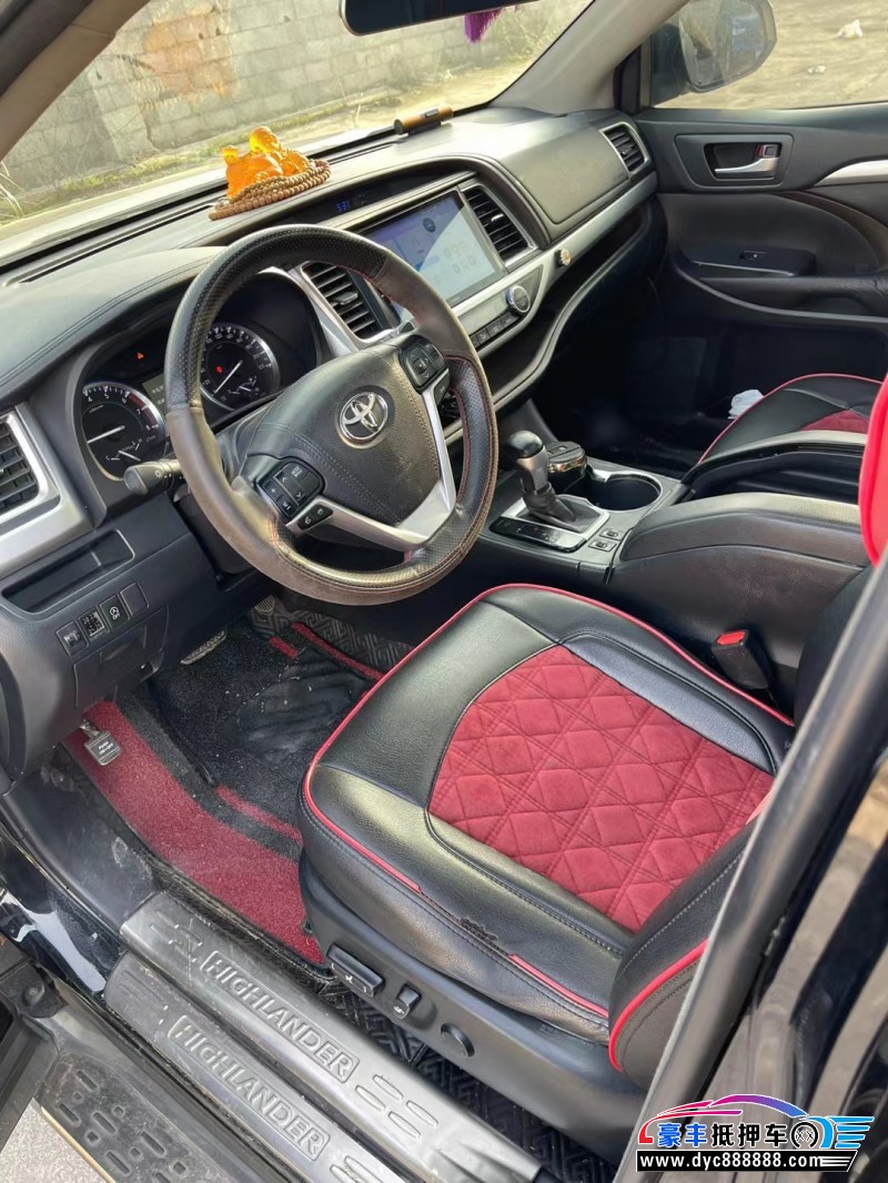 16年丰田汉兰达轿车抵押车出售