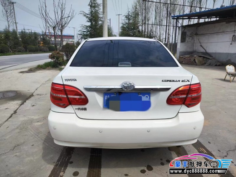 14年丰田花冠轿车抵押车出售