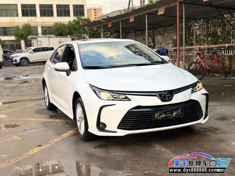 22年丰田卡罗拉轿车抵押车出售