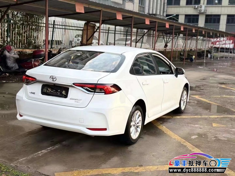 22年丰田卡罗拉轿车抵押车出售