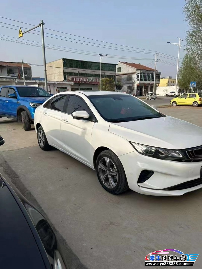 19年吉利帝豪GL轿车抵押车出售