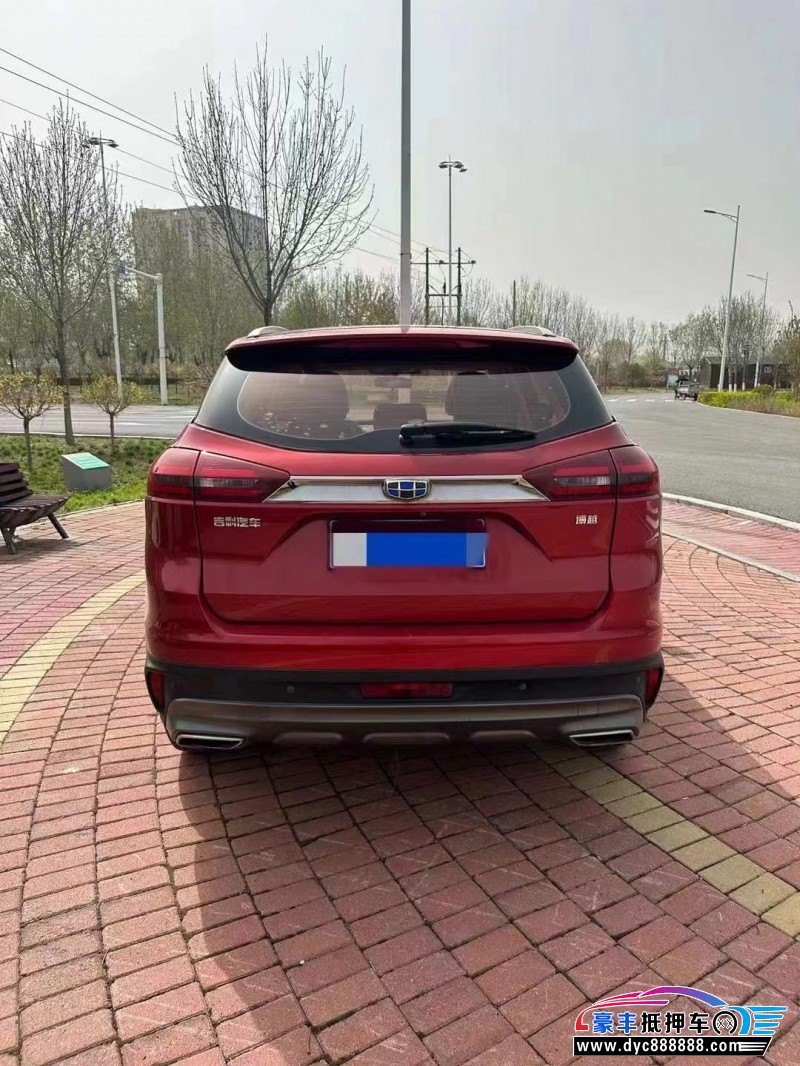 18年吉利博越轿车抵押车出售