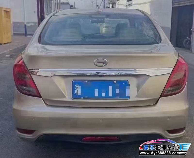 15年传祺GA3轿车抵押车出售