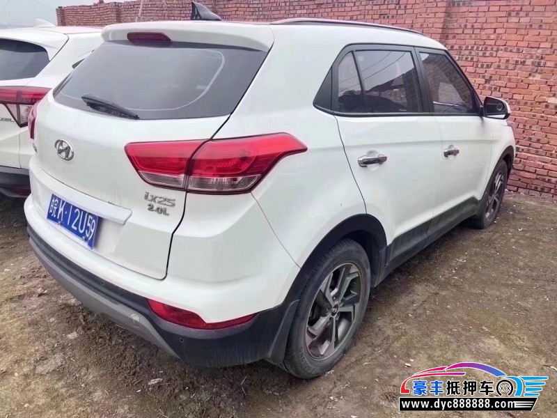 18年现代ix25轿车抵押车出售