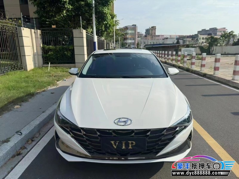 22年现代伊兰特轿车抵押车出售