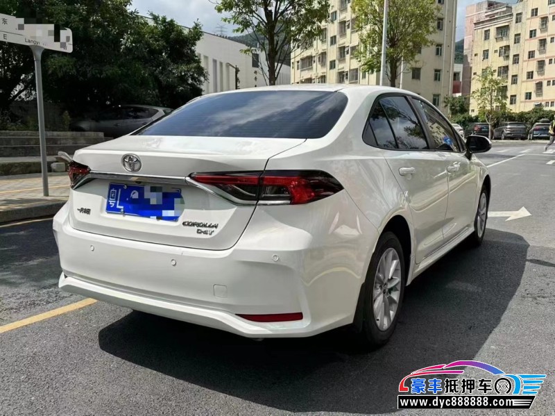 22年丰田卡罗拉轿车抵押车出售