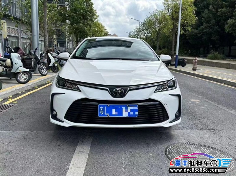 22年丰田卡罗拉轿车抵押车出售
