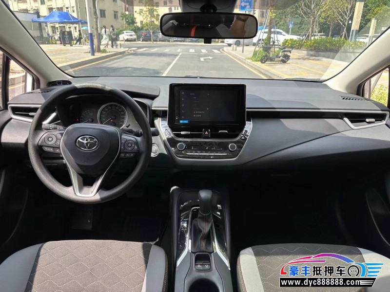 22年丰田卡罗拉轿车抵押车出售