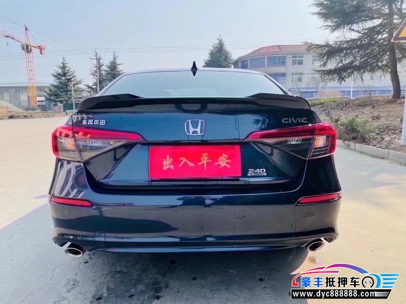 22年本田思域轿车抵押车出售