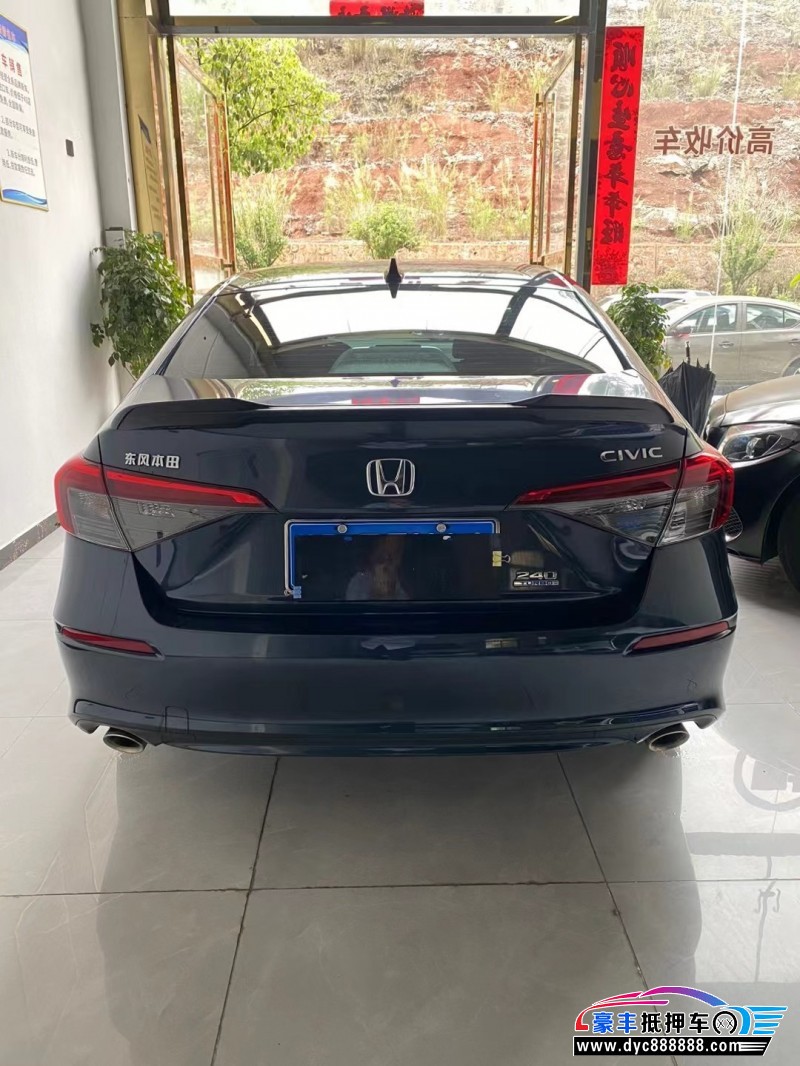 22年本田思域轿车抵押车出售