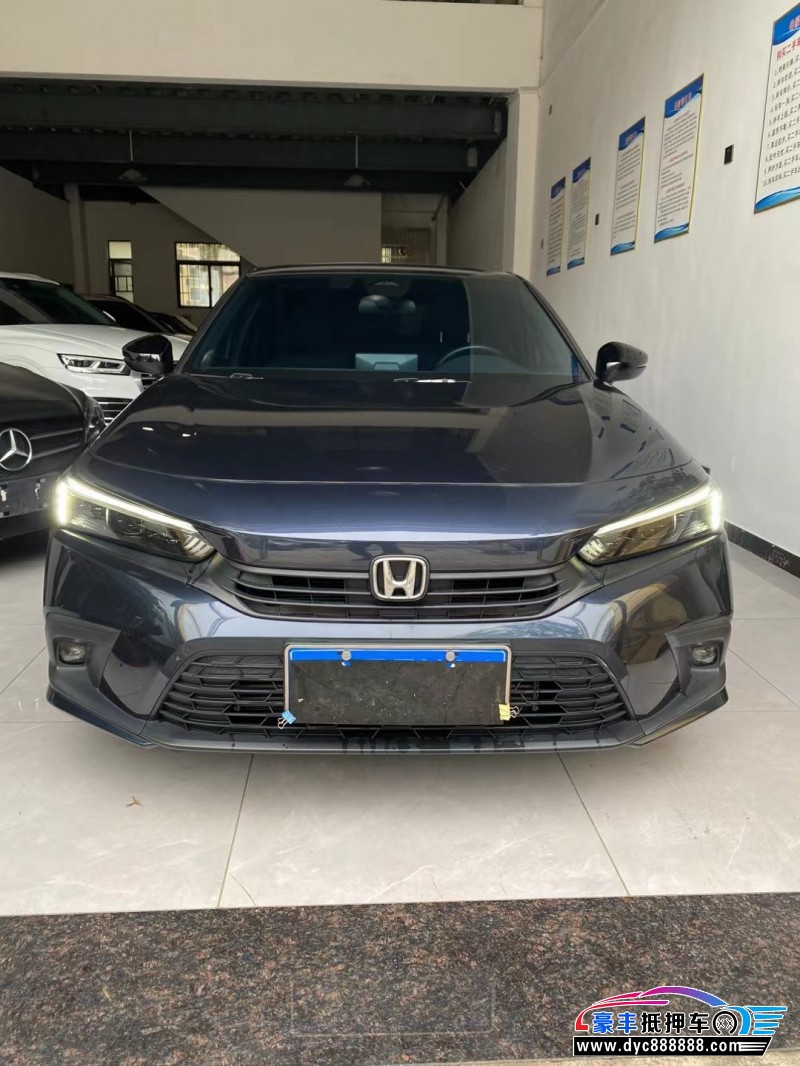 22年本田思域轿车抵押车出售