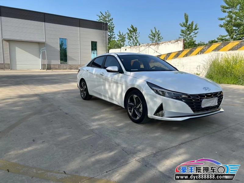 23年现代伊兰特轿车抵押车出售