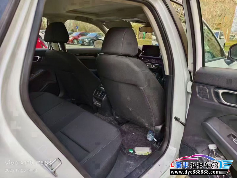 23年本田思域轿车抵押车出售