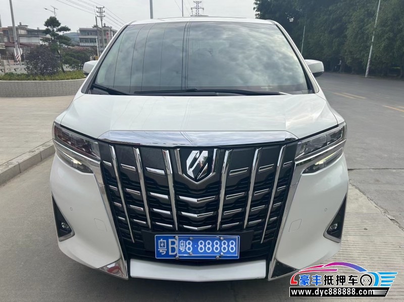 18年丰田埃尔法轿车抵押车出售