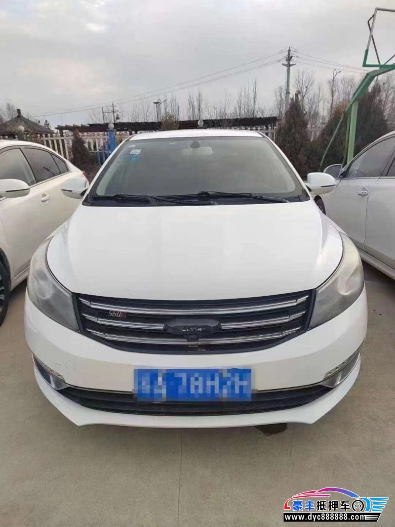 18年众泰Z560轿车抵押车出售