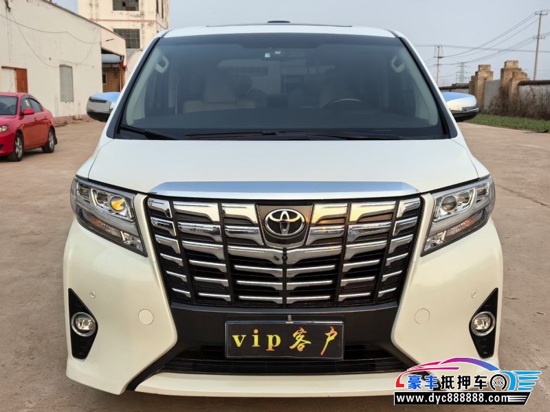 18年丰田埃尔法轿车抵押车出售