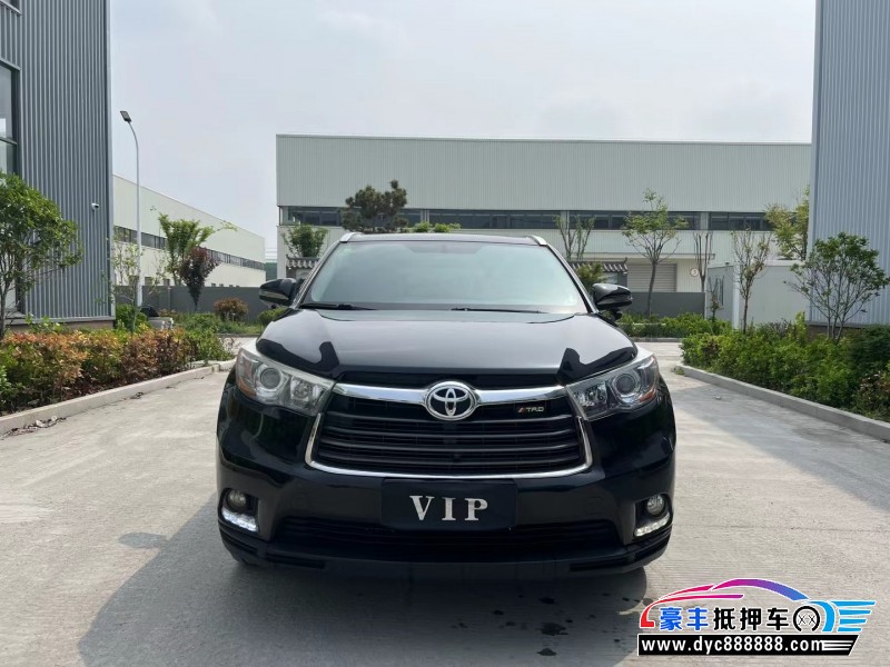 16年丰田汉兰达SUV抵押车出售