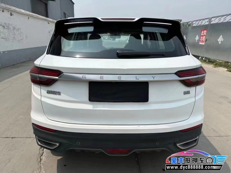 18年吉利缤越轿车抵押车出售