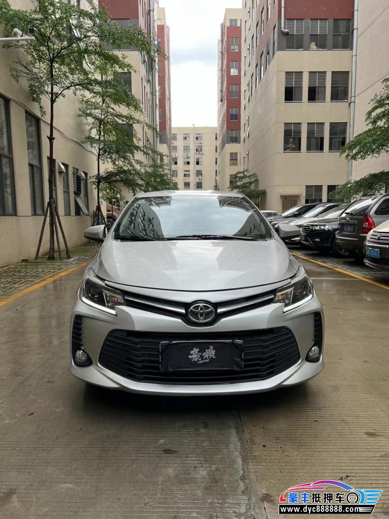 22年丰田威驰轿车抵押车出售