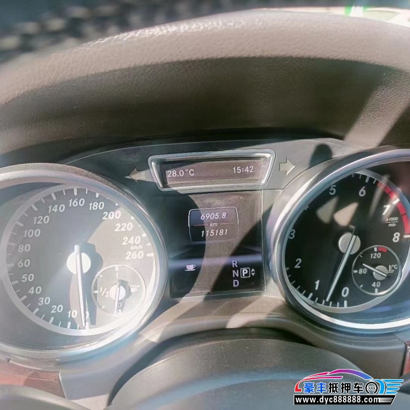 12年奔驰MLSUV抵押车出售