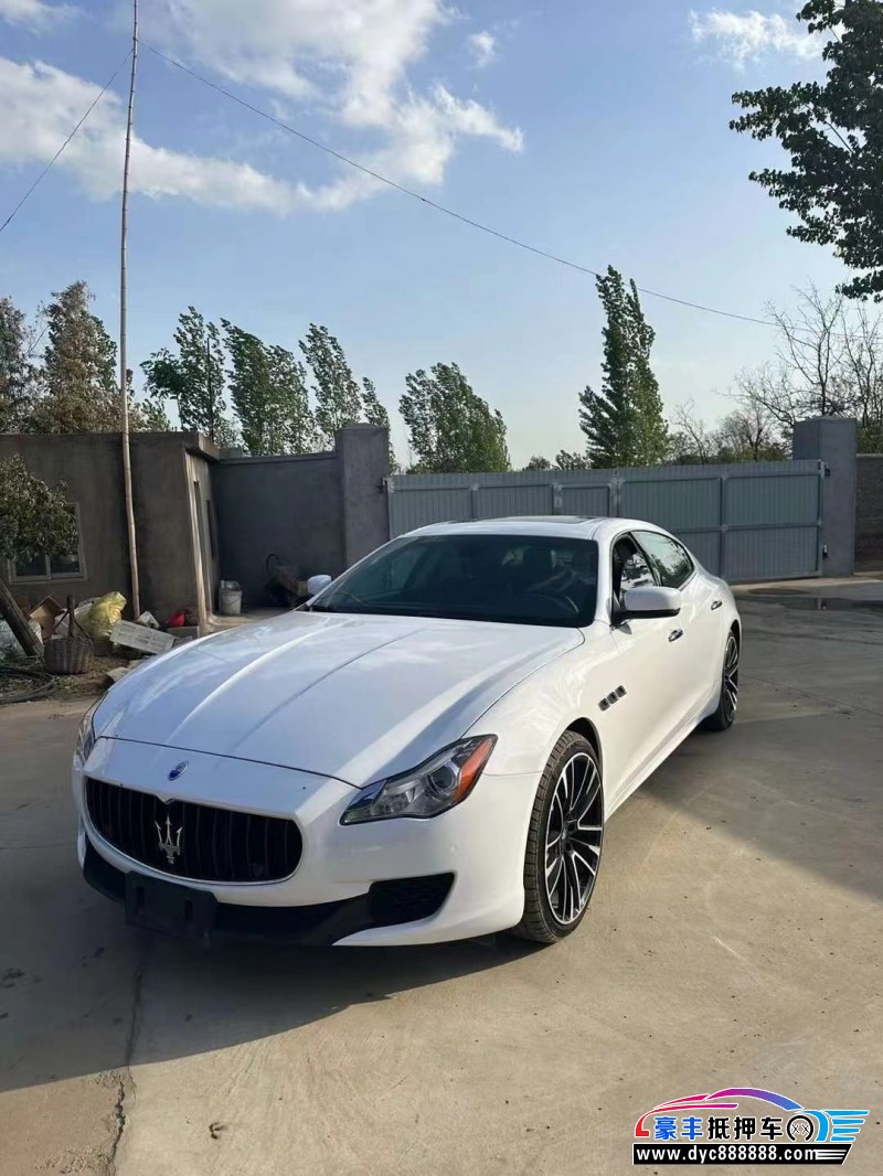 14年玛莎拉蒂总裁轿车抵押车出售