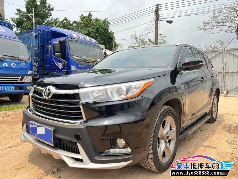 16年丰田汉兰达轿车抵押车出售