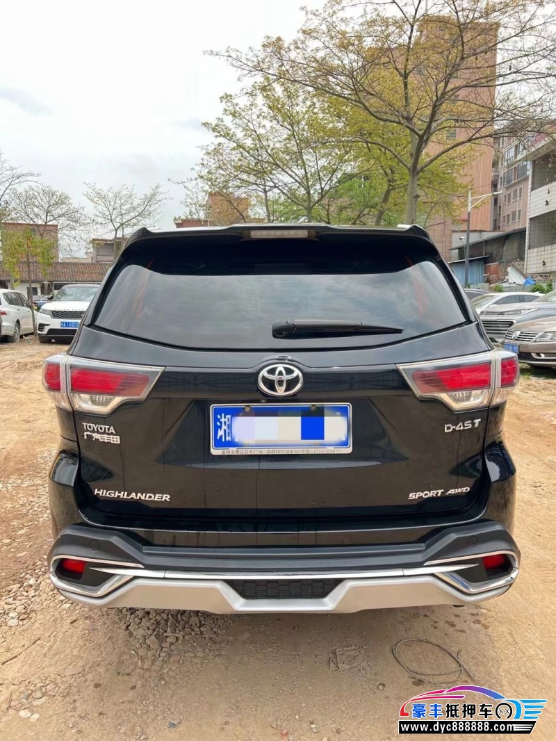 16年丰田汉兰达轿车抵押车出售