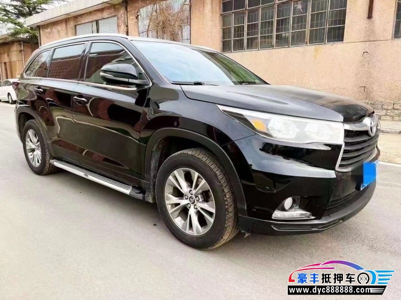 17年丰田汉兰达轿车抵押车出售