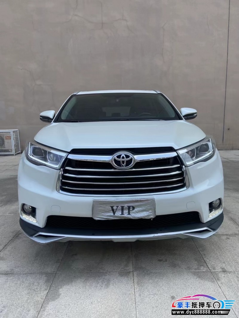 17年丰田汉兰达轿车抵押车出售