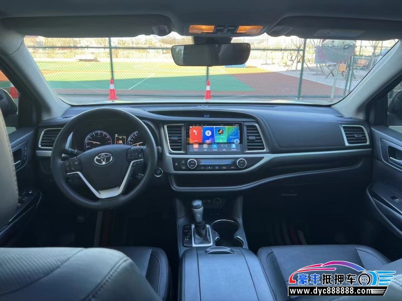 18年丰田汉兰达SUV抵押车出售