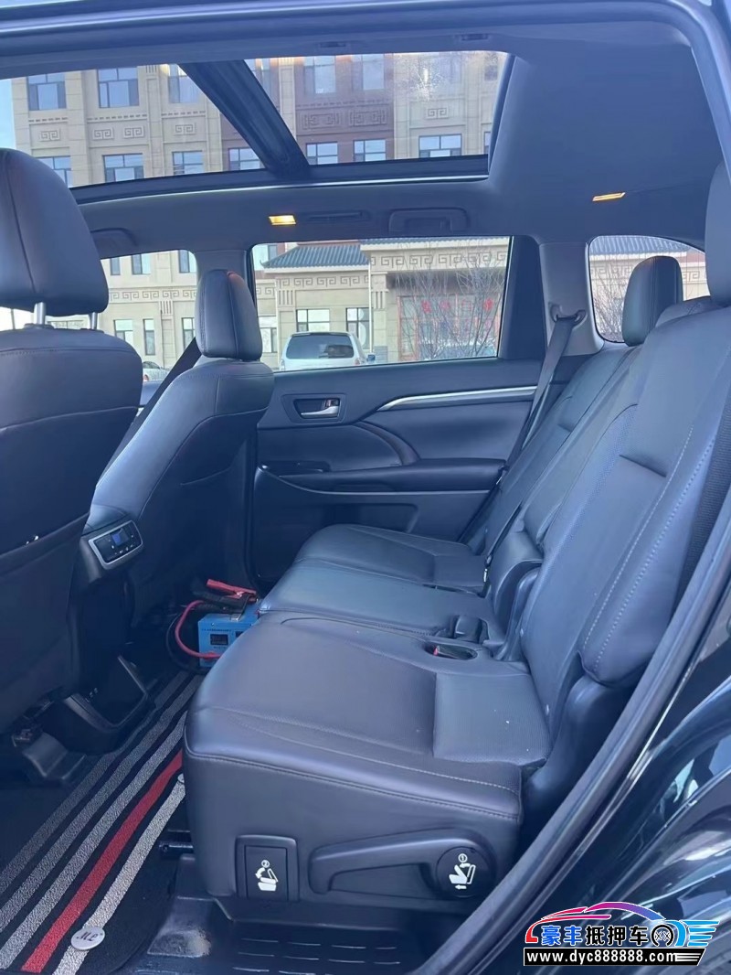 18年丰田汉兰达SUV抵押车出售