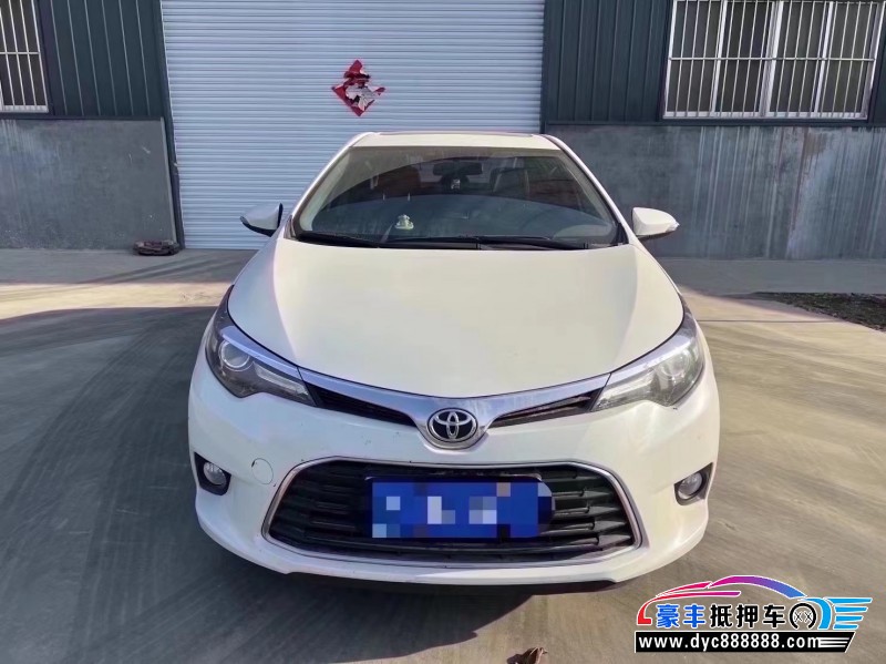 16年丰田雷凌轿车抵押车出售