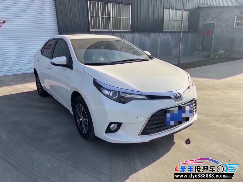 16年丰田雷凌轿车抵押车出售