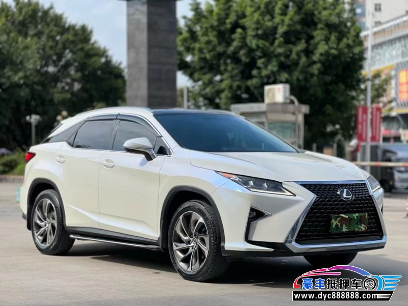 18年雷克萨斯RX轿车抵押车出售