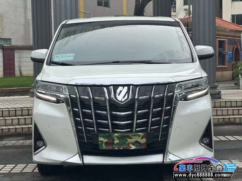 18年丰田埃尔法轿车抵押车出售