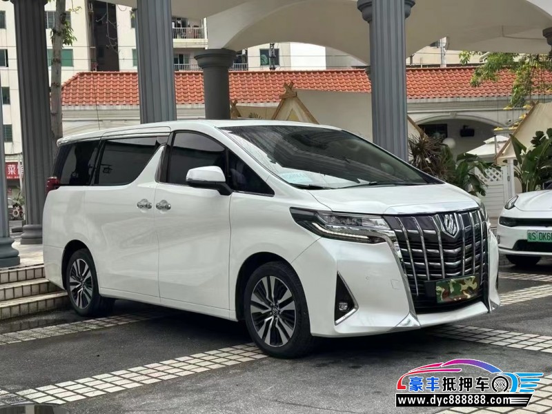 18年丰田埃尔法轿车抵押车出售