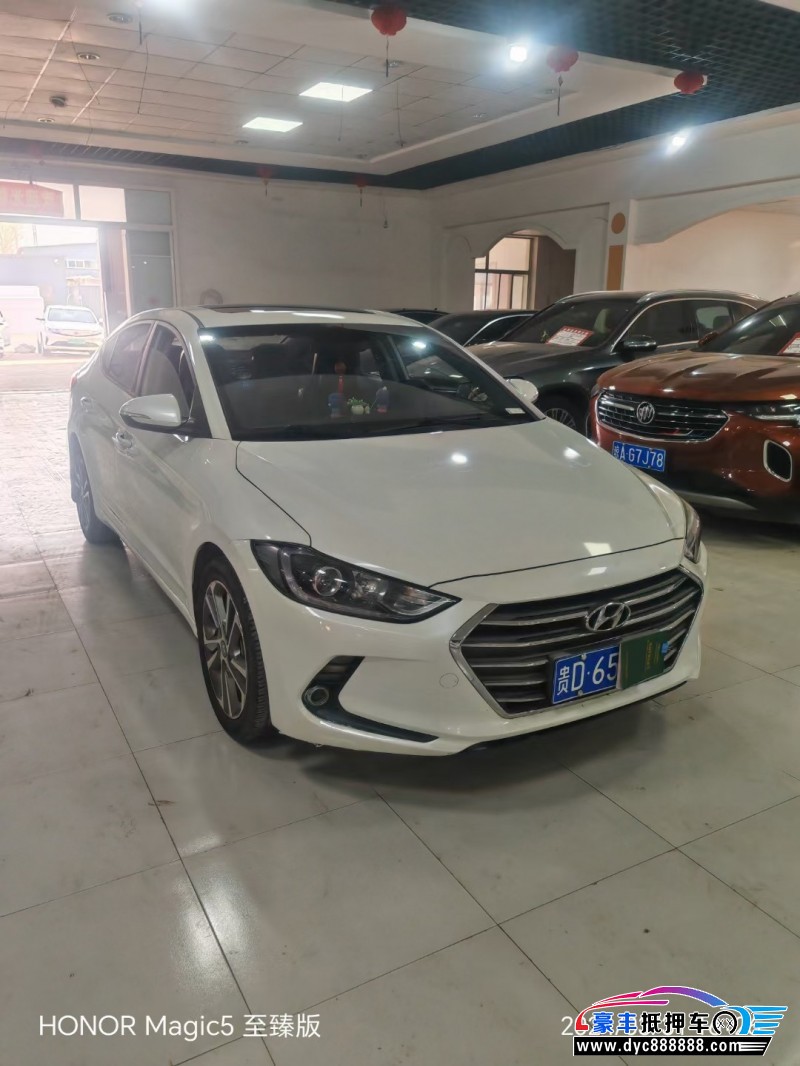 18年现代领动轿车抵押车出售