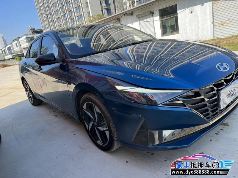 21年现代伊兰特轿车抵押车出售