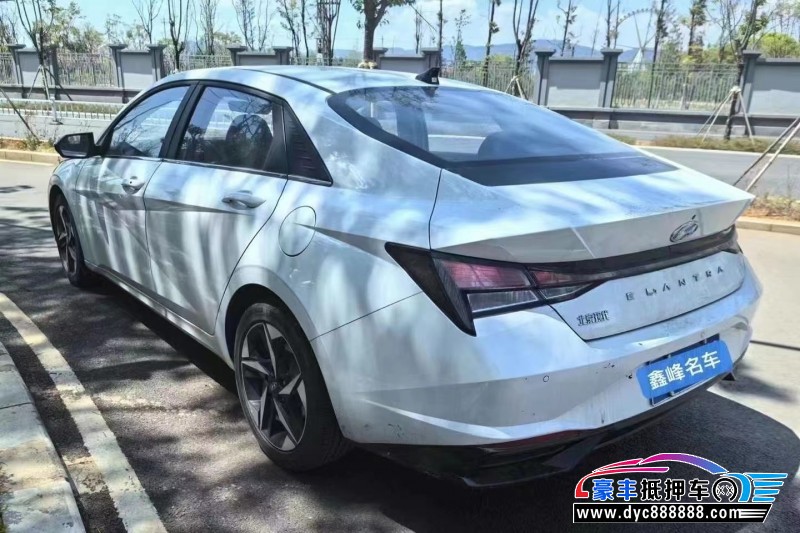 23年现代伊兰特轿车抵押车出售