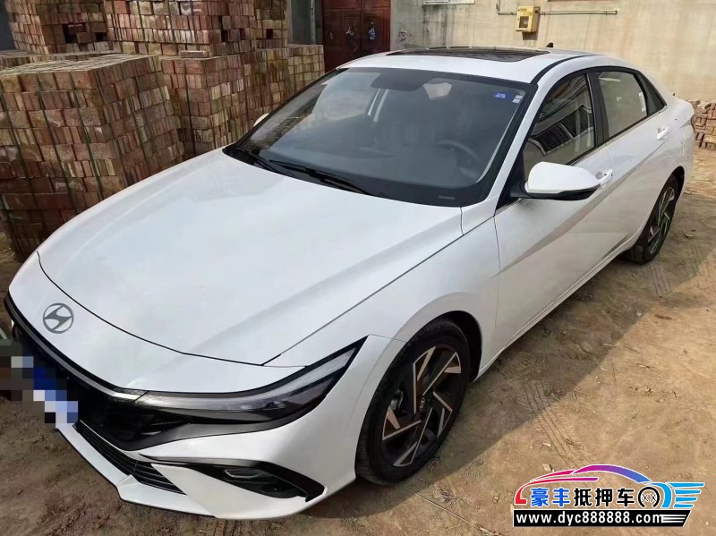 24年现代伊兰特轿车抵押车出售