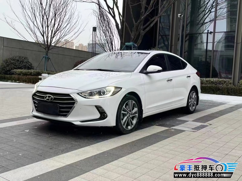 17年现代伊兰特轿车抵押车出售