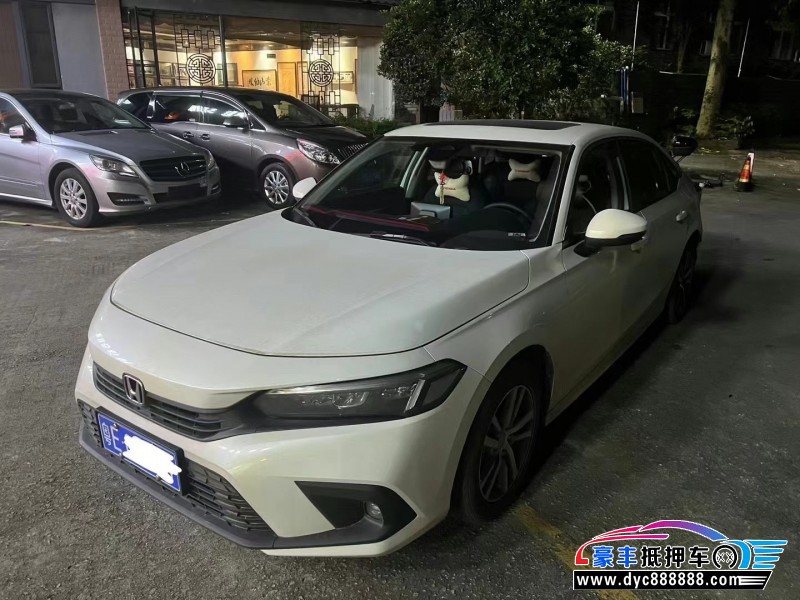 24年本田思域轿车抵押车出售