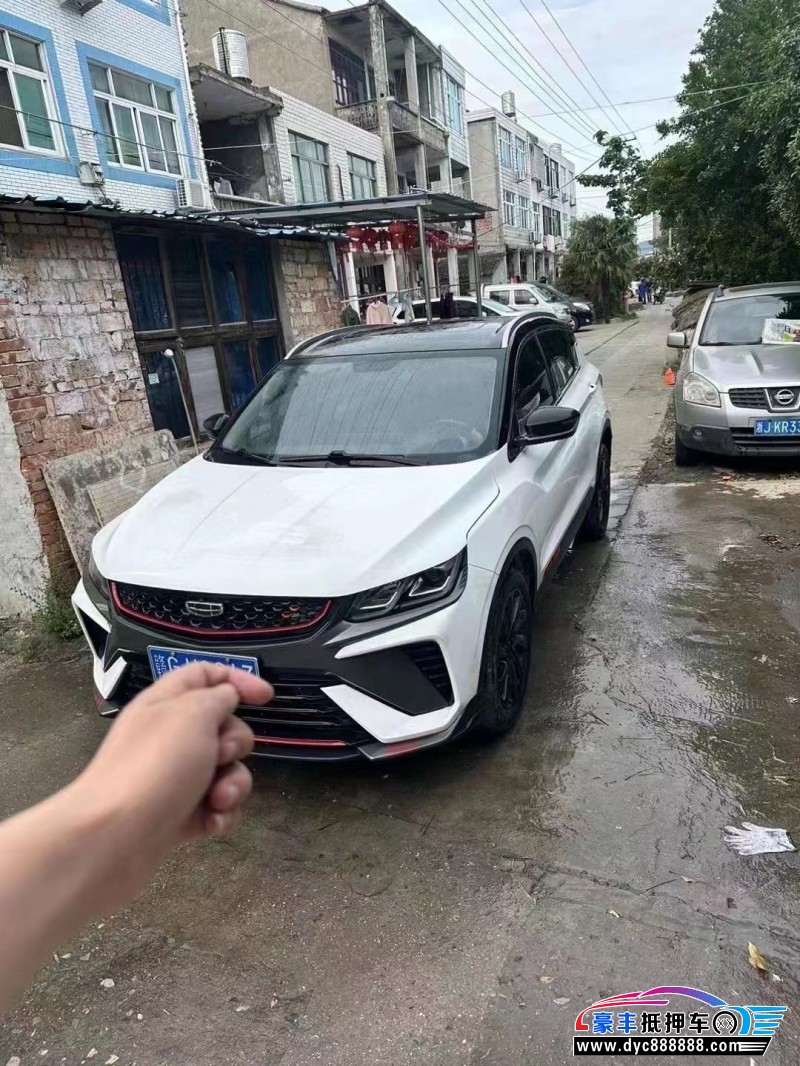 23年吉利缤越轿车抵押车出售