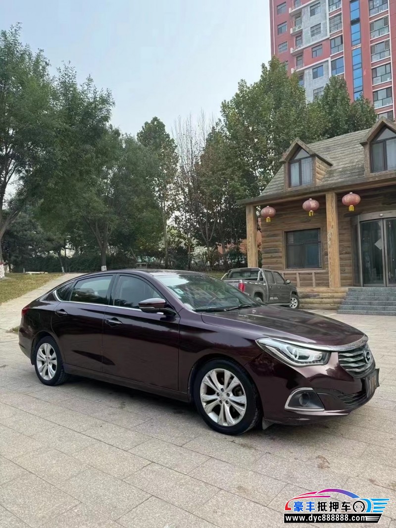 17年传祺GA6轿车抵押车出售