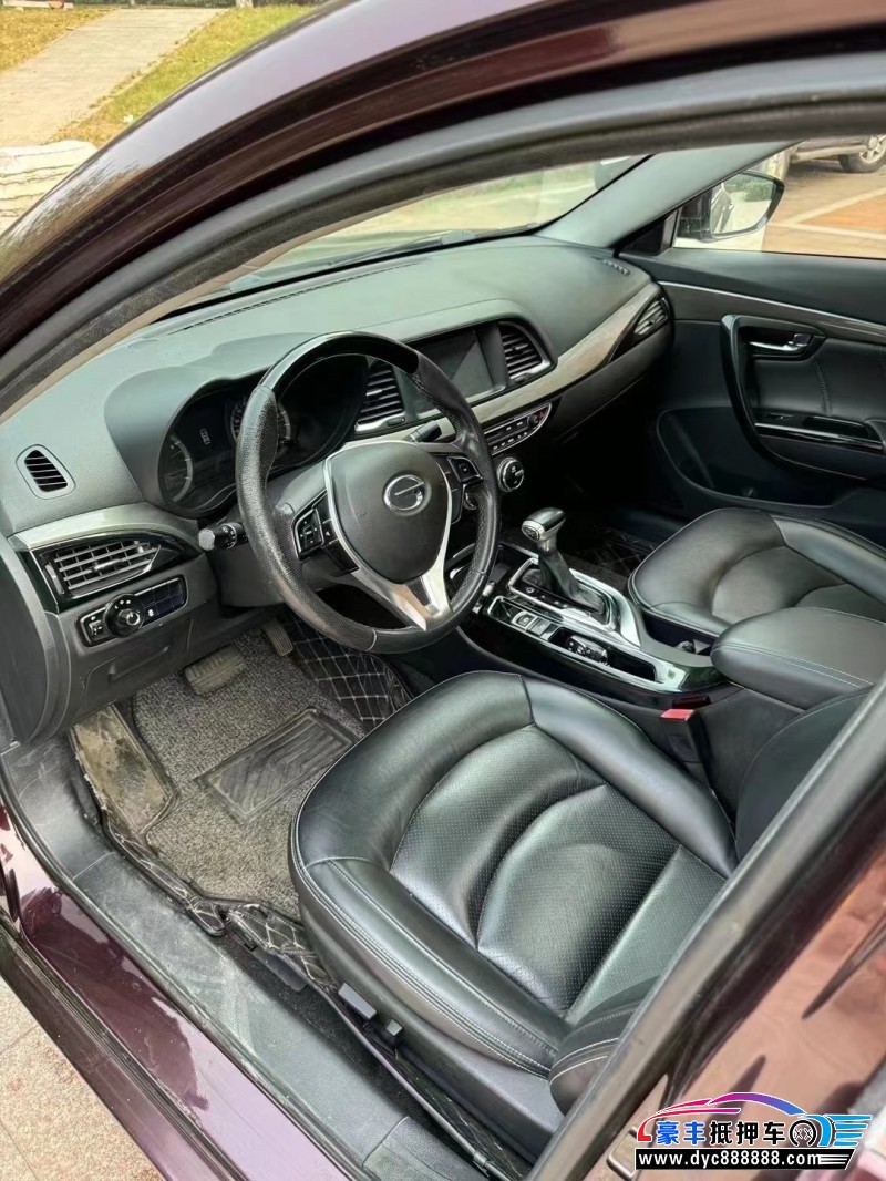 17年传祺GA6轿车抵押车出售